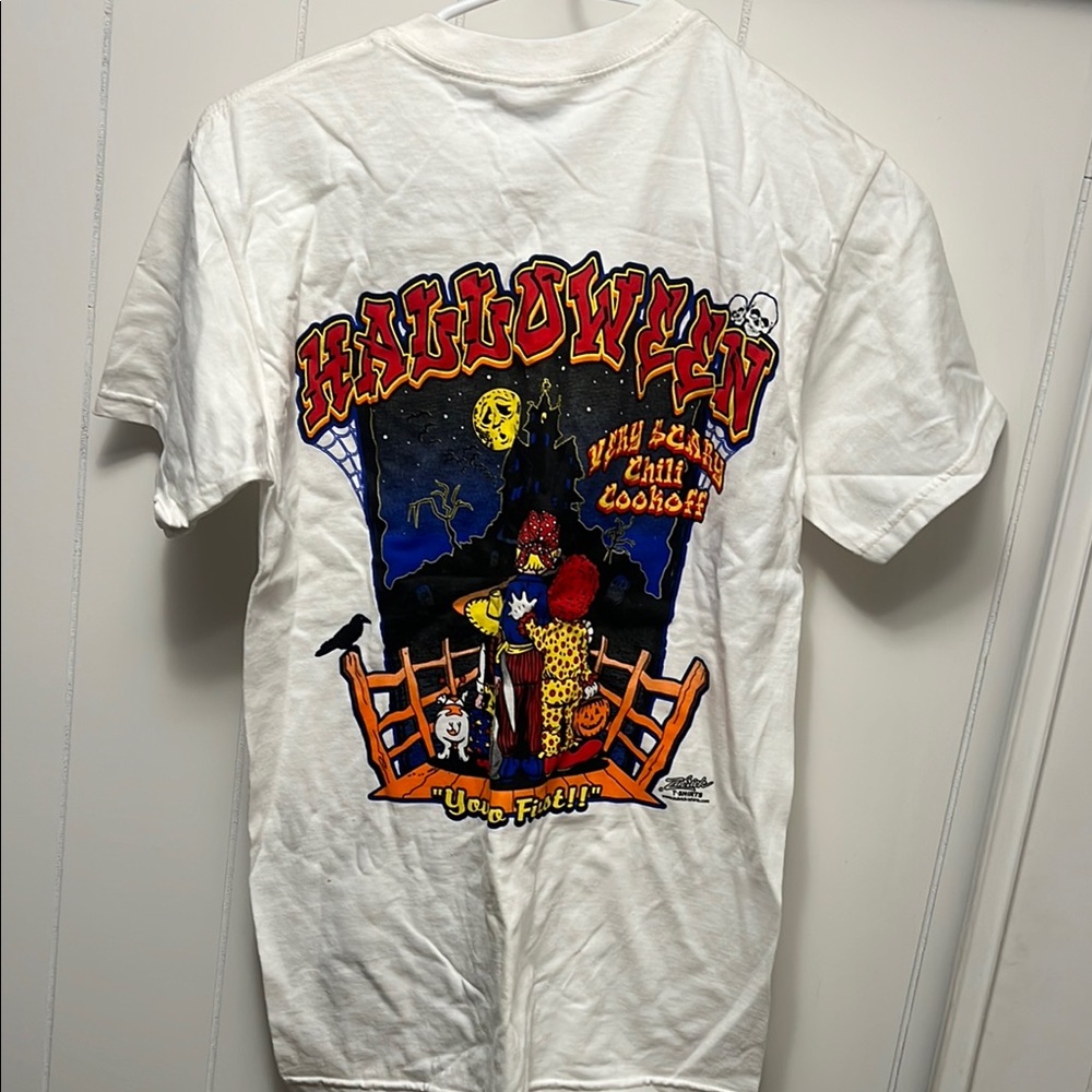 Halloween chili cook off White T-Shirt small willow valley Arizona